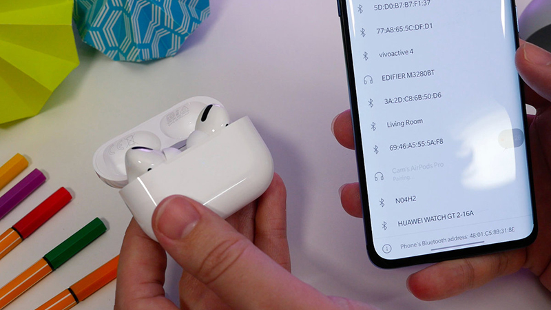 Kết nối airpods với android