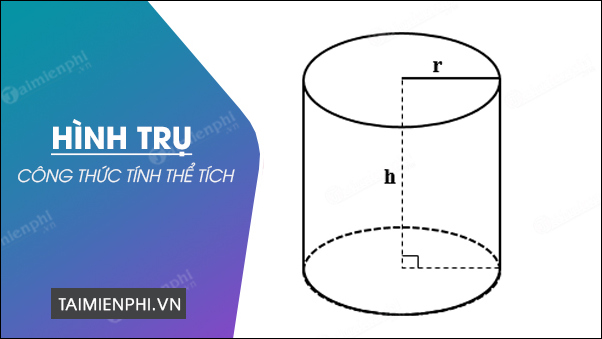 The tich hinh tru